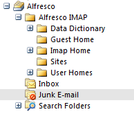 Integración de correo electronico en Alfresco